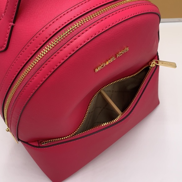 MICHAEL KORS Sheila Medium Front Packet Backpack ELECTRIC PINK COLOR - Picture 9 of 15